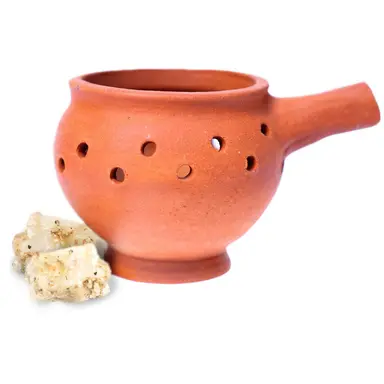 Terracota Clay Concordia Copalera - Harmony Kit Set.- Sahumador
