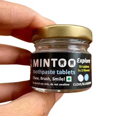 MINTOO Explore (10 Viên Kem Đánh Răng Đinh Hương & BlueBerry )