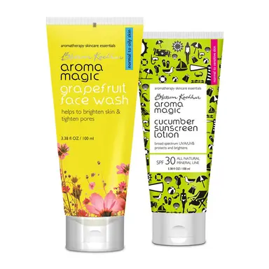 Combination Skin Combo - Grapefruit Face Wash | Cucumber Sunscreen
