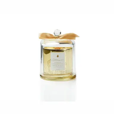 Cedarwood . Lemongrass Glass Dome Candle