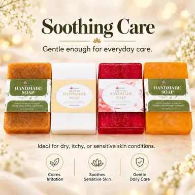 Handmade Soap Hamper | Pack of 4 Soaps
