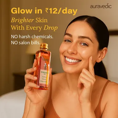 Rs.12/day - Saffron Glow Kumkumadi Oil