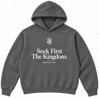 Seek First the Kingdom Hoodie - Shadow