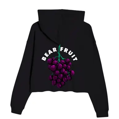 Bear Fruit - Crop Hoodie
