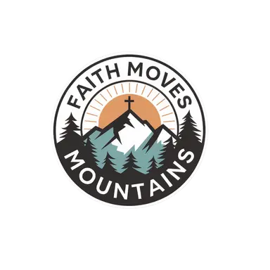 Faith Moves Mountains - Sticker