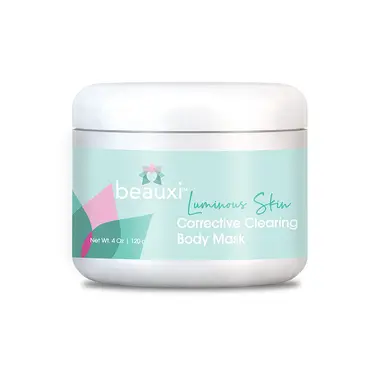 beauxi™ Luminous Skin Corrective Clearing Body Mask – Clay & Salicylic Acid Treatment for Clear, Smooth Skin