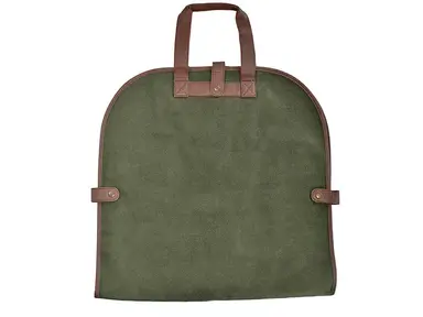 Garment Tote - Millwood Green Faux Suede