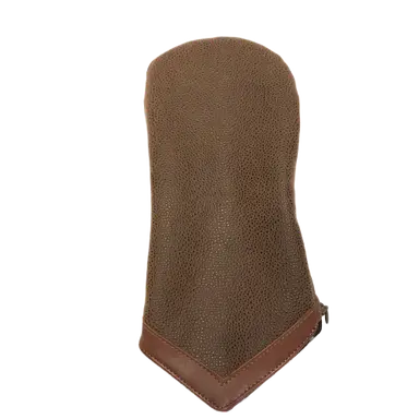 Brown Faux Suede Fairway Wood Head Cover