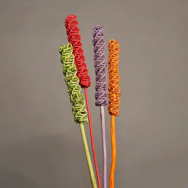 Lata Roman Candle Xanh táo, Đỏ, Tím nhạt, Cam