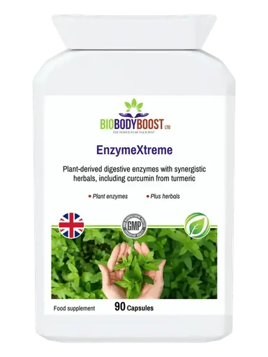 Plant Digestive Enzymes UK – EnzymeXtreme Vegan 90 Caps
