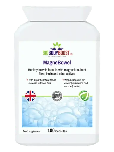 Magnesium Bowel Formula UK – MagneBowel Herb-Free 100 Caps