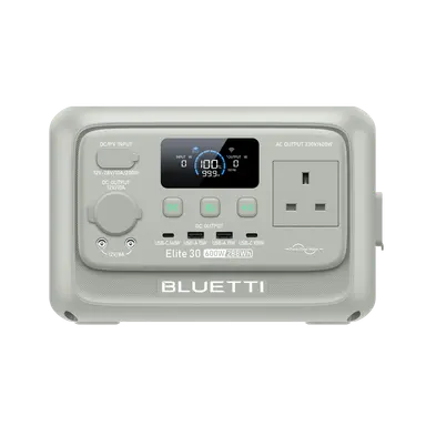 BLUETTI Elite 30 V2 Portable Power Station | 600W 288Wh | Grey