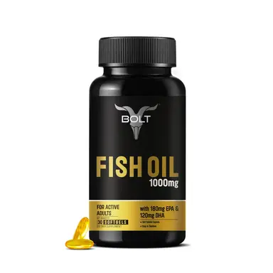 Bolt Omega-3 Fish Oil | 1000mg | 30 viên nang