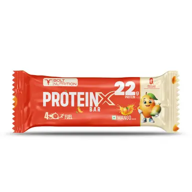 Bolt Protein Bar | 22g Protein | Mango Crunch | High-Performance Protein Bar
