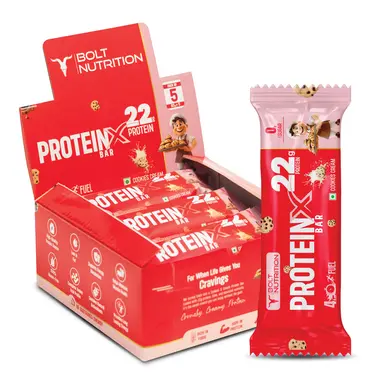 Bolt Protein Bar | 22g Protein | Cookies & Cream