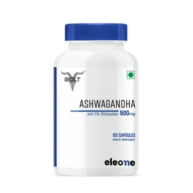 eleone by Bolt Ashwagandha (60 Veg Capsules) | Support Strength & Energy