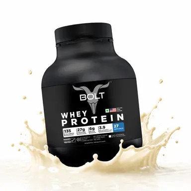 Bolt Whey Protein Powder | Supercharged with Phycocyanin | 2LB, 27 Servings
