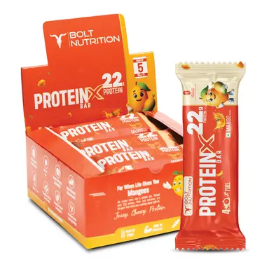 Bolt Protein Bar | 22g Protein | Mango Crunch | Pack of 2