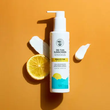 Kem chống nắng cơ thể Detan 200ml - Axit Lactic, Alpha Arbutin & Kojic Acid
