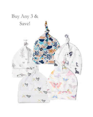 Top Knot Baby Hat Bundle - Buy 3 and Save