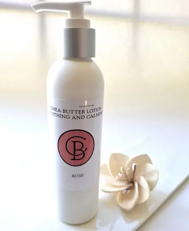 Small Batch Natural Body Lotion With Shea Butter True  Rose Fragrance