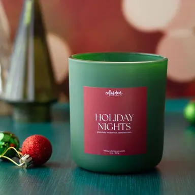 Nến đậu nành hai bấc Holiday Nights - 13 oz
