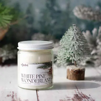 Nến Soy White Pine Wonderland - 7.5 oz