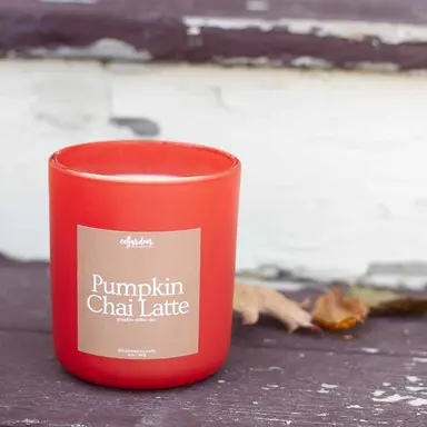 Pumpkin Chai Latte - 13 oz Double Wick Soy Candle