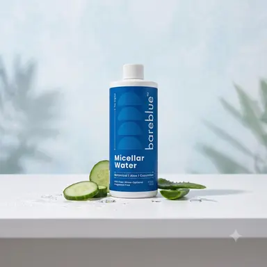 Bareblue Micellar Water with Rose Aloe and Cucumber 4 fl oz