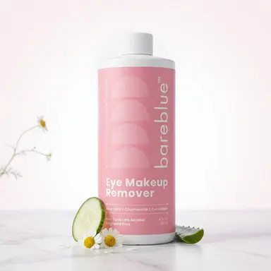 Bareblue Eye Makeup Remover. Aloe Vera , Chamomile, Cucumber, Non Toxic Formula