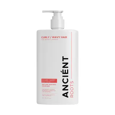 Ancient Roots Curl Respect Shampoo with Aloe Vera, Flaxseed, Fenugreek, Hibiscus, Amla and Castor, Hydrating Cleanse for 2B-3C Curls and Waves, 8 Fl O