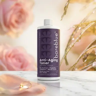 Bareblue Anti Aging Toner, Ayurvedic Formula, Smooths Fine Lines, Non-Toxic Formula