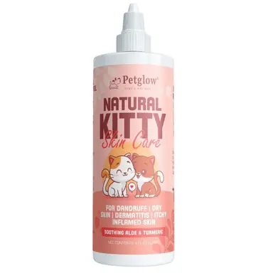 PetGlow Cat Skin Itch Relief Spray - Dandruff & Dry Shampoo | Grooming