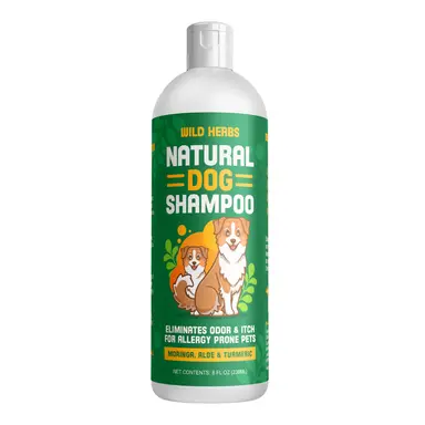 Natural Dog Shampoo โ Best Hypoallergenic Anti-Itch Shampoo for Allergies; Sensitive Skin