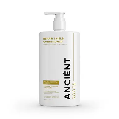 Ancient Roots Repair Shield Conditioner for Damaged Chemically Treated Hair, With Aloe Vera Fenugreek Flaxseed Hibiscus Amla Black Seed, 8 Fl Oz