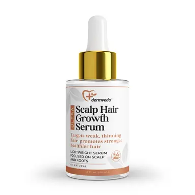 Dermveda Ultra Scalp Hair Growth Serum, Lightweight Scalp Serum For Roots, 2 Fl Oz