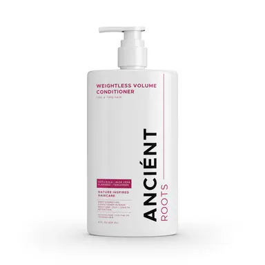 Ancient Roots Conditioner for Fine or Thin Hair, Weightless Volume Conditioner with Gotu Kola, Aloe Vera, Flaxseed and Fenugreek, 8 Fl Oz
