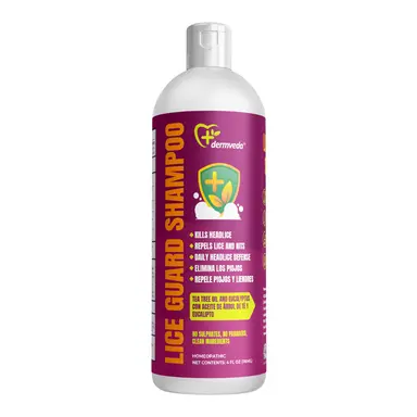 Medicated Lice Treatment Shampoo for Adults & Kids โ Lice Killing, OverโtheโCounter Head Lice Shampoo & Deterrent, 8 fl oz