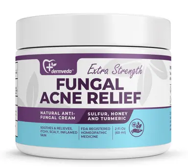 Dermvedaยฎ Natural Fungal Acne Relief Cream