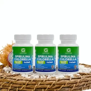Thực phẩm bổ sung Spirulina & Chlorella 3-60 viên