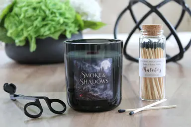 Smoke & Shadows Wooden Wick Candle