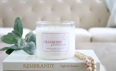 Cranberry Prosecco 3-Wick Candle