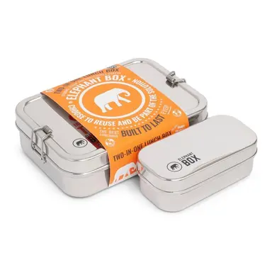 EcoLiving Stainless Steel Two in One Lunchbox