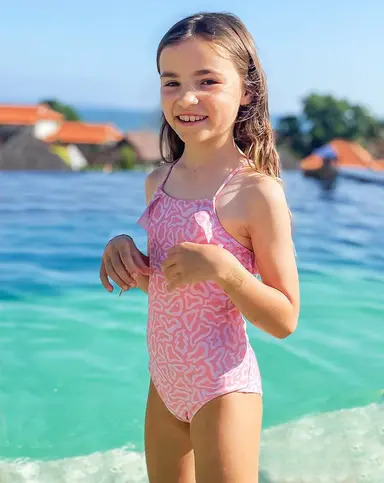 Butterflight Terracotta Action Back Swimsuit