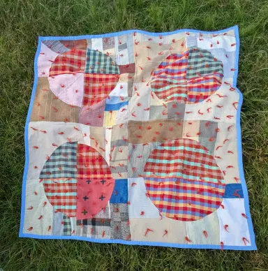 Giant Circles Patchwork Quilt