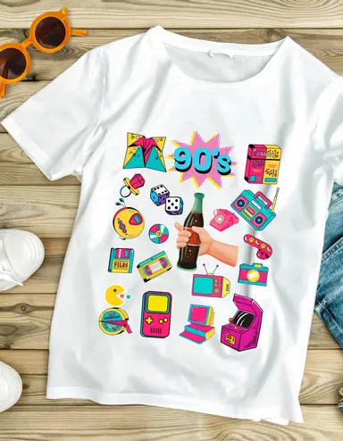 Back to the 90's - White