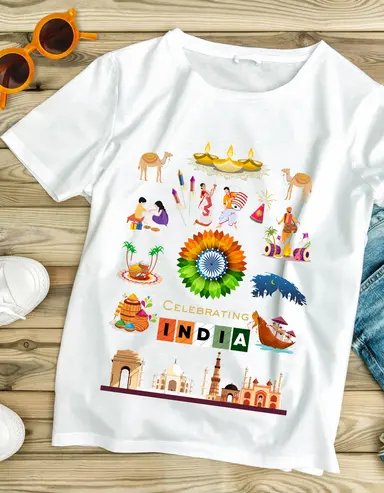 Celebrate India - White