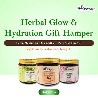 Herbal Glow & Hydration Hamper (Moisturizer • Aloe Vera Gel • Ubtan)