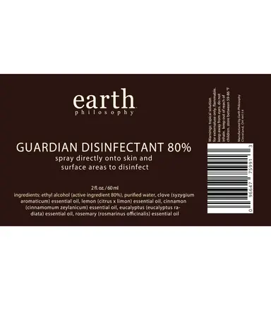 GUARDIAN DISINFECTANT 80% – 2oz Sprayer