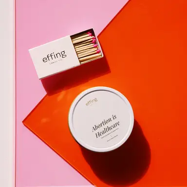 Abortion is Healthcare Travel Candle